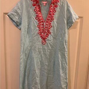 Lilly Pulitzer Boca Grande Linen Tunic Dress Medium